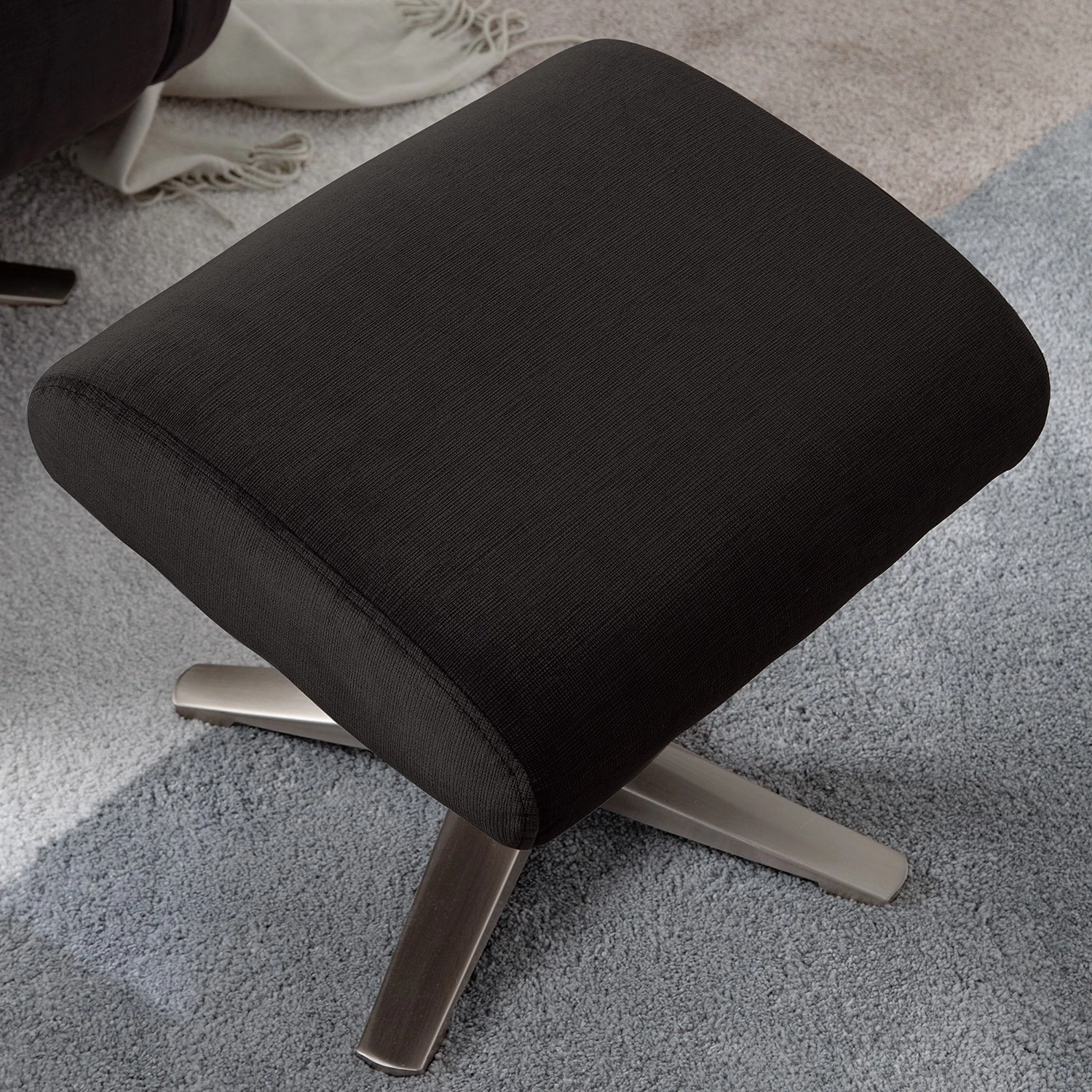 Loftscape Fauteuil de relaxation Allansford - Microfibre - Noir 18 Loftscape Fauteuil de relaxation Allansford - Microfibre - Noir – Image 16