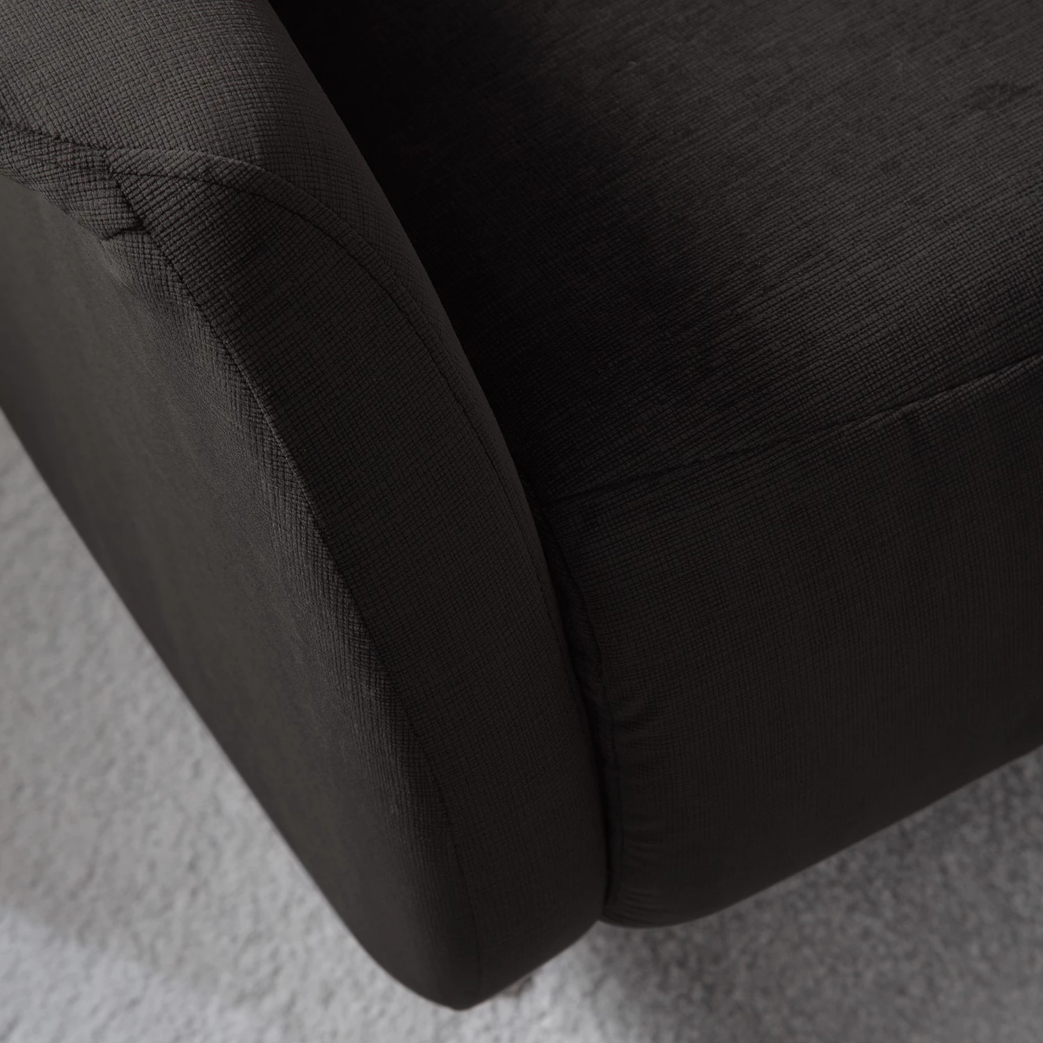 Loftscape Fauteuil de relaxation Allansford - Microfibre - Noir 21 Loftscape Fauteuil de relaxation Allansford - Microfibre - Noir – Image 19