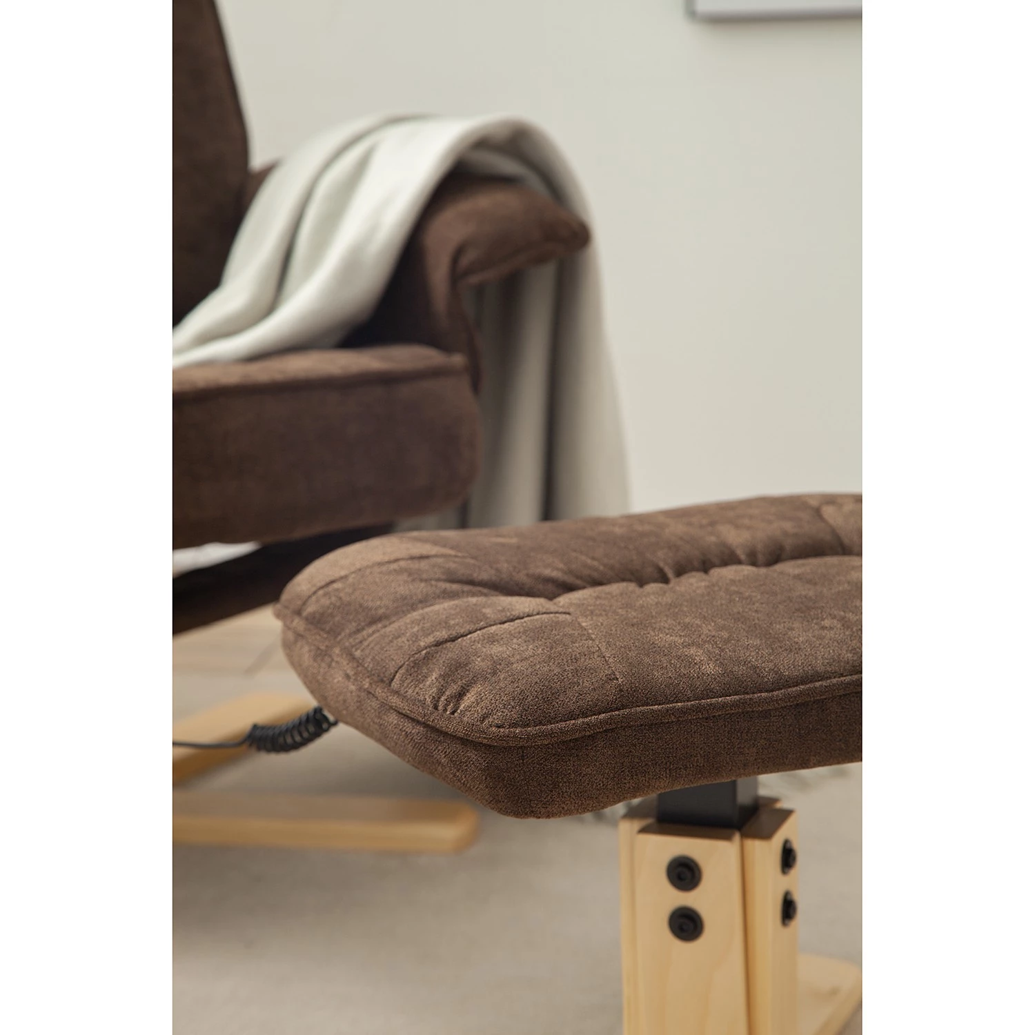 Loftscape Fauteuil de relaxation Wesburn I - Microfibre - Marron foncé 27 Loftscape Fauteuil de relaxation Wesburn I - Microfibre - Marron foncé – Image 25
