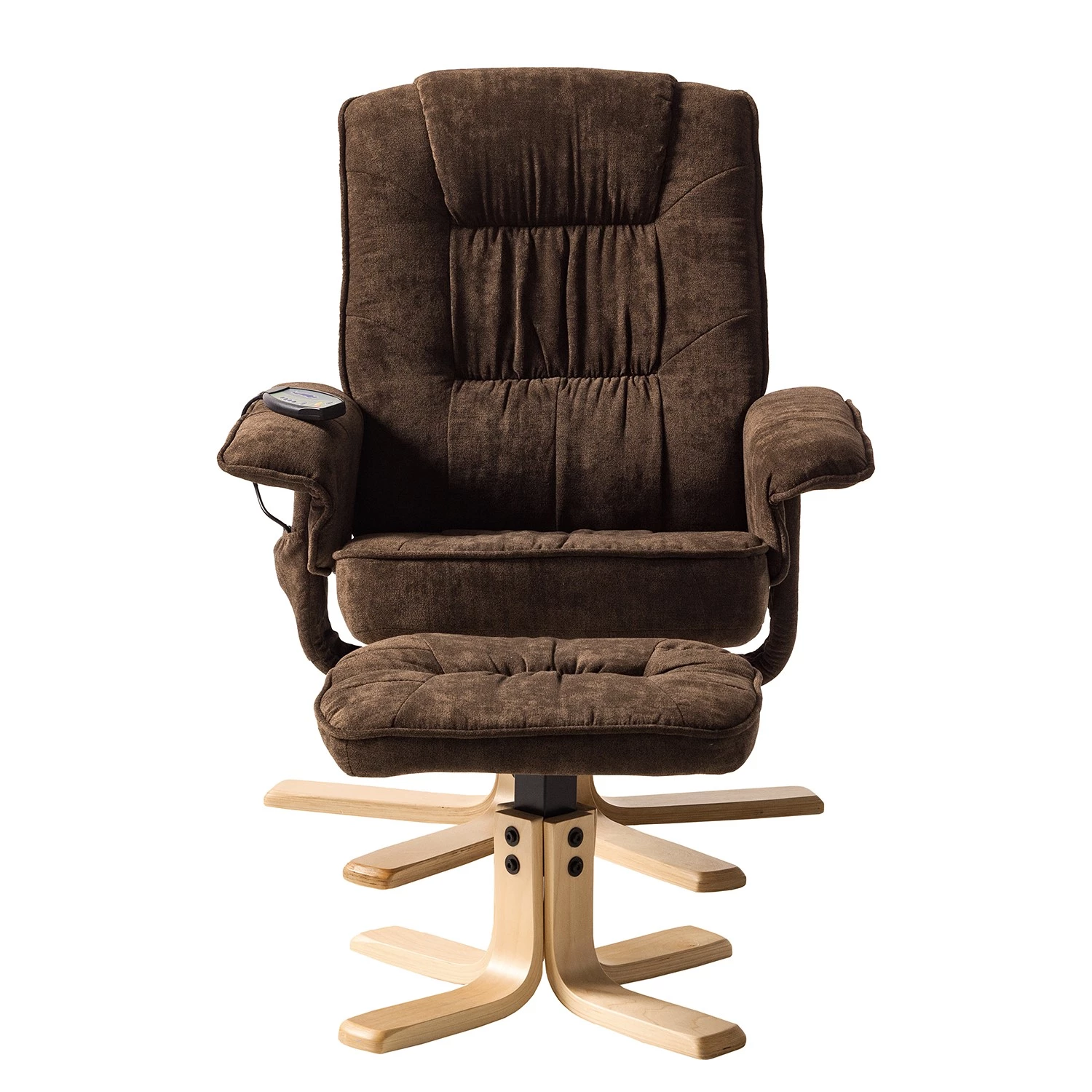 Loftscape Fauteuil de relaxation Wesburn I - Microfibre - Marron foncé 7 Loftscape Fauteuil de relaxation Wesburn I - Microfibre - Marron foncé – Image 5