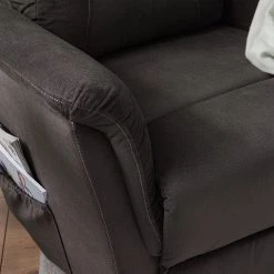 Loftscape Fauteuil TV Teneriffe - Microfibre - Marron bison 54 Loftscape Fauteuil TV Teneriffe - Microfibre - Marron bison -Meubles de salon Soldes 1000139834 201120 13463400055 DETAILS P000000001000139834