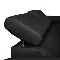 Loftscape Canapé d'angle Burnside I - Cuir véritable / Imitation cuir - Noir - Méridienne courte à droite (vue de face) - Sans fonction couchage -Meubles de salon Soldes 1000142117 181106 152832176 GALLERYIMAGES P000000001000142117