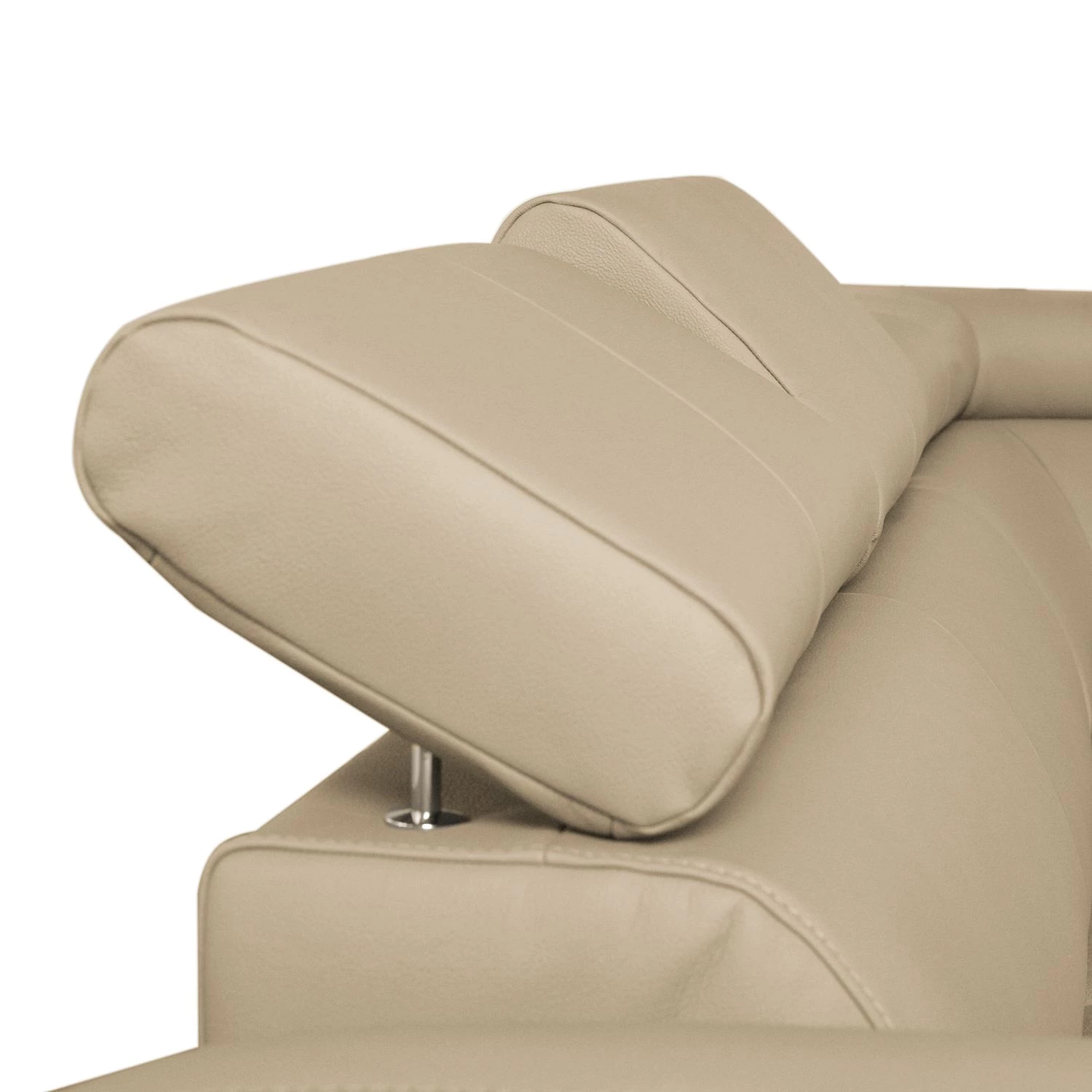 Loftscape Canapé d'angle Burnside II - Cuir véritable / Imitation cuir - Beige chaud - Méridienne longue à droite (vue de face) - Sans fonction couchage 8 Loftscape Canapé d'angle Burnside II - Cuir véritable / Imitation cuir - Beige chaud - Méridienne longue à droite (vue de face) - Sans fonction couchage – Image 6