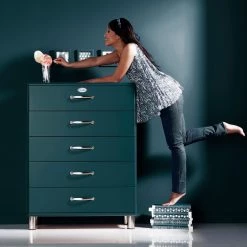 Tenzo Commode Malibu VI - Bleu pétrole / Chrome 10 Tenzo Commode Malibu VI - Bleu pétrole / Chrome -Meubles de salon Soldes 1000143899 200527 07422900700 MOOD DETAILS P000000001000143899 mood