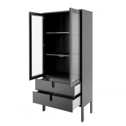 Tenzo Grande vitrine Uno - Gris foncé -Meubles de salon Soldes 1000143937 200527 07432400819 DETAILS P000000001000143937