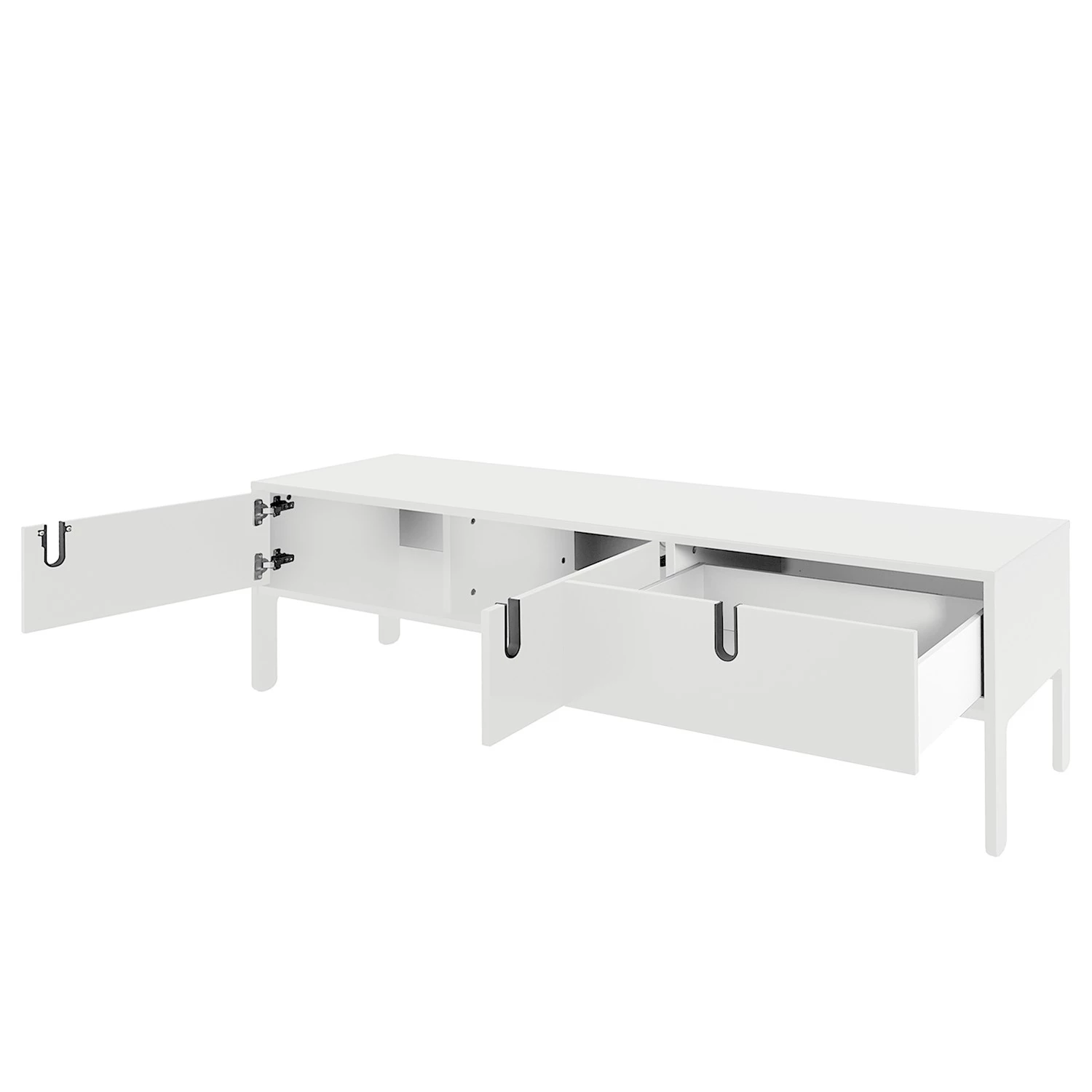 Tenzo Meuble TV Uno II - Blanc 5 Tenzo Meuble TV Uno II - Blanc – Image 3