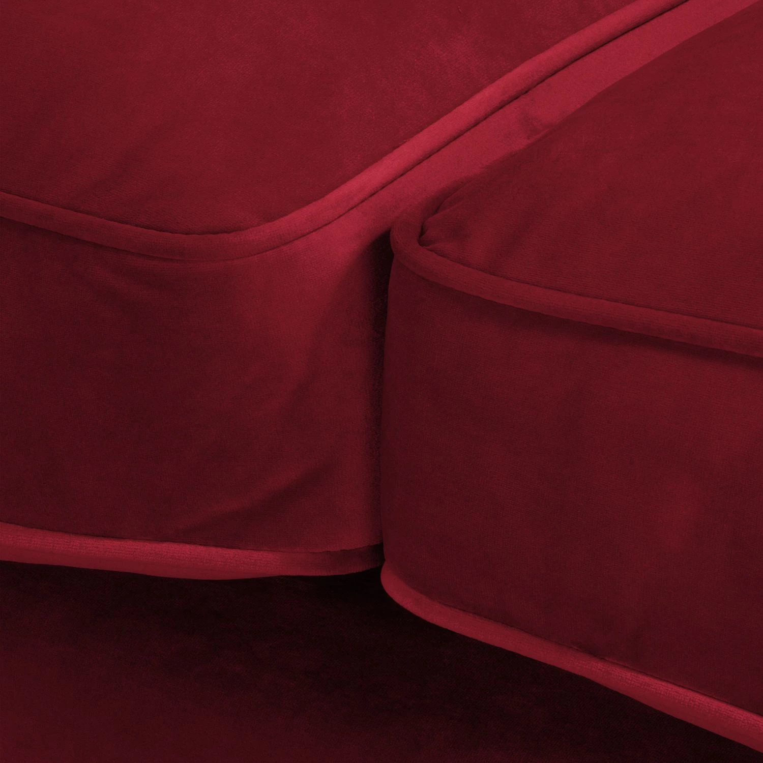 Jack & Alice Canapé Bethania I (2 Places) - Velours - Bordeaux 9 Jack & Alice Canapé Bethania I (2 Places) - Velours - Bordeaux – Image 7