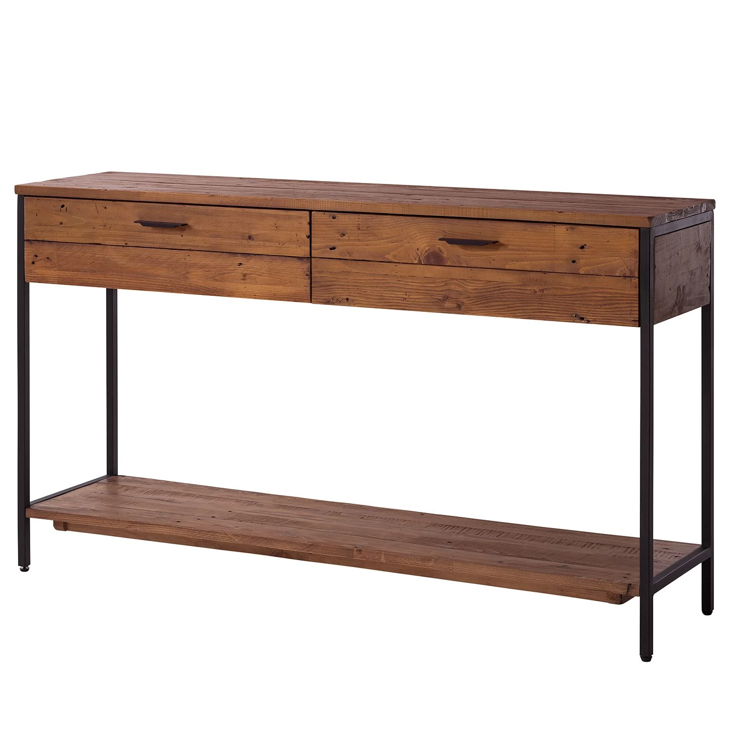 Ars manufacti Console Grasby - Pin massif / Métal - Pin / Noir 3 Ars manufacti Console Grasby - Pin massif / Métal - Pin / Noir