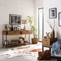 Ars manufacti Console Grasby - Pin massif / Métal - Pin / Noir 15 Ars manufacti Console Grasby - Pin massif / Métal - Pin / Noir -Meubles de salon Soldes 1000147156 190730 13021900008 MOOD DETAILS P000000001000147156 mood