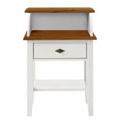 Maison Belfort Console Bergen II - Pin massif - Pin blanc / Pin Bernstein