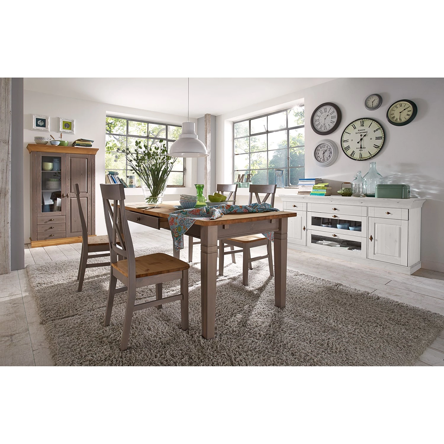 Maison Belfort Enfilade Bergen II - Pin massif - Epicéa blanc 4 Maison Belfort Enfilade Bergen II - Pin massif - Epicéa blanc – Image 2