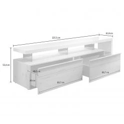 GWINNER Meuble TV Anzio III - Planches de chêne / Blanc 23 GWINNER Meuble TV Anzio III - Planches de chêne / Blanc -Meubles de salon Soldes 1000148117 190423 11352500004 GALLERYIMAGES P000000001000148117