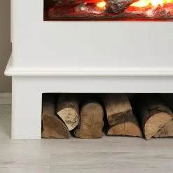 Ridgevalley Cheminée électrique Schwerin - Blanc -Meubles de salon Soldes 1000149563 181212 08505800019 GALLERYIMAGES P000000001000149563