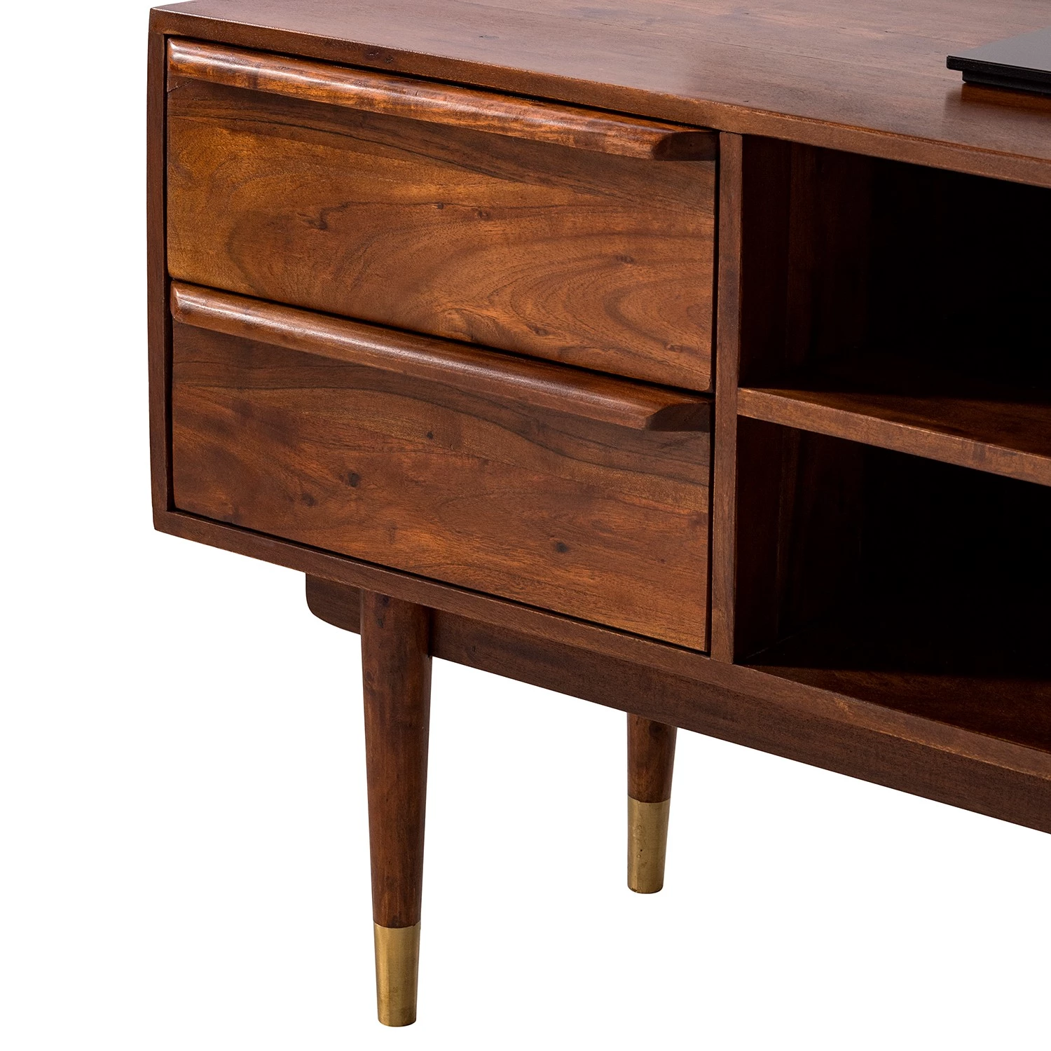 Ars manufacti Meuble TV Baxley - Acacia massif / Métal - Acacia / Doré 10 Ars manufacti Meuble TV Baxley - Acacia massif / Métal - Acacia / Doré – Image 8