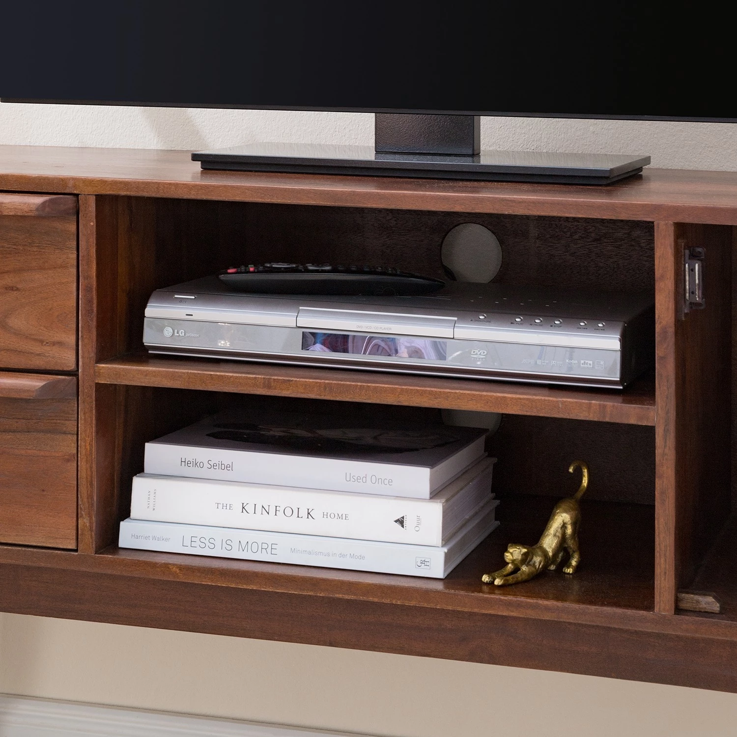 Ars manufacti Meuble TV Baxley - Acacia massif / Métal - Acacia / Doré 13 Ars manufacti Meuble TV Baxley - Acacia massif / Métal - Acacia / Doré – Image 11