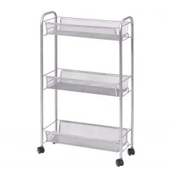 Zeller Desserte Niilo II - Métal - Gris