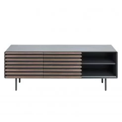 Norrwood Meuble TV Kipra I - Noyer contreplaqué - Graphite 15 Norrwood Meuble TV Kipra I - Noyer contreplaqué - Graphite -Meubles de salon Soldes 1000150219 181214 16440300048 GALLERYIMAGES P000000001000150219
