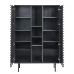 Norrwood Buffet haut Kipra - Noyer contreplaqué - Graphite -Meubles de salon Soldes 1000150233 181214 16440300087 GALLERYIMAGES P000000001000150233