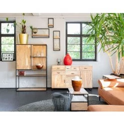 Red Living Étagère Mello III - Acacia massif - Acacia naturel / Noir - Largeur : 20 cm 15 Red Living Étagère Mello III - Acacia massif - Acacia naturel / Noir - Largeur : 20 cm -Meubles de salon Soldes 1000150344 181212 12361800002 MOOD GALLERYIMAGES P000000001000150344 mood