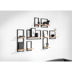 Red Living Étagère Mello III - Acacia massif - Acacia naturel / Noir - Largeur : 20 cm 14 Red Living Étagère Mello III - Acacia massif - Acacia naturel / Noir - Largeur : 20 cm -Meubles de salon Soldes 1000150344 200302 15283300004 MOOD DETAILS P000000001000150344 mood