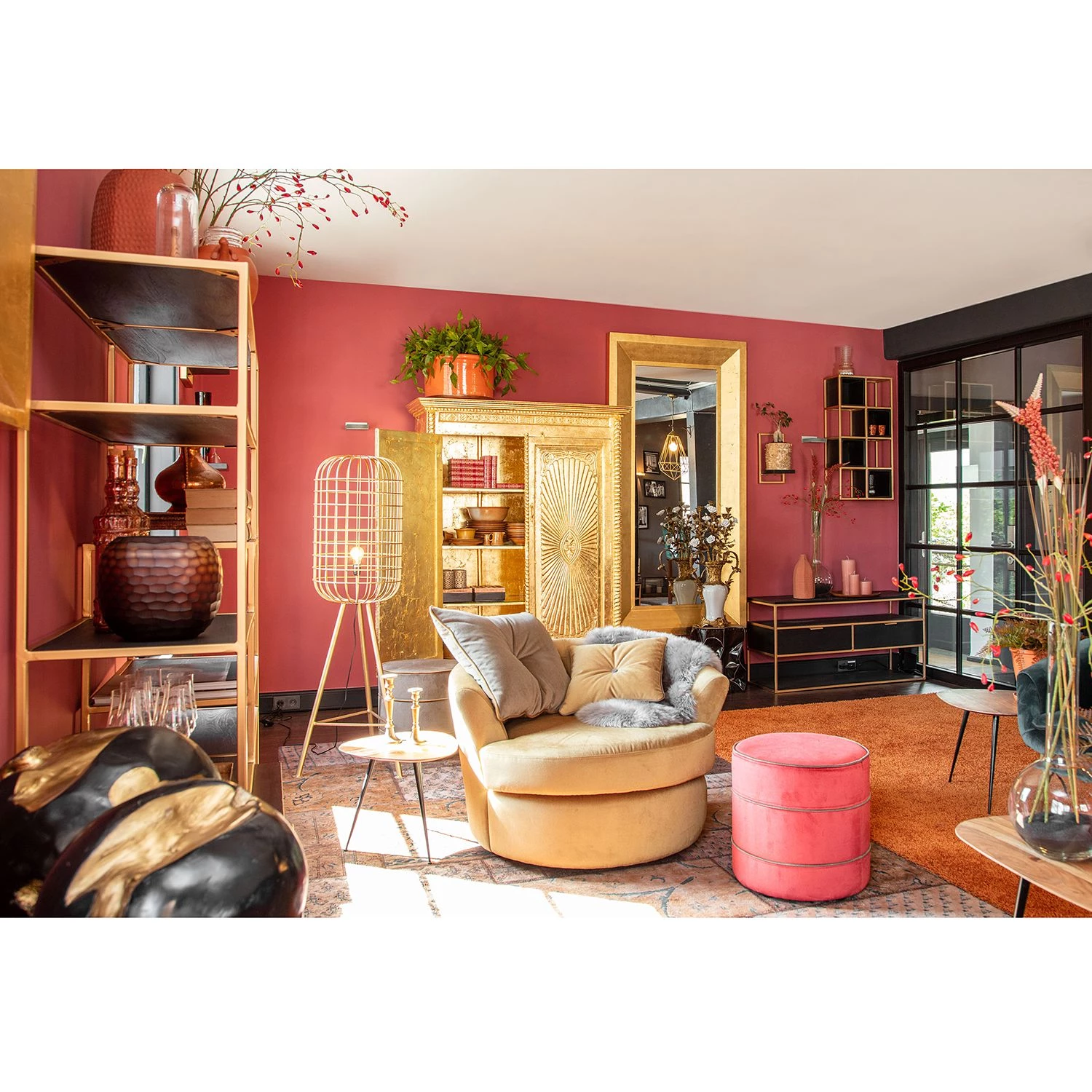 Jack & Alice Enfilade Harbin II - Acacia massif - Acacia noir / Doré 4 Jack & Alice Enfilade Harbin II - Acacia massif - Acacia noir / Doré – Image 2