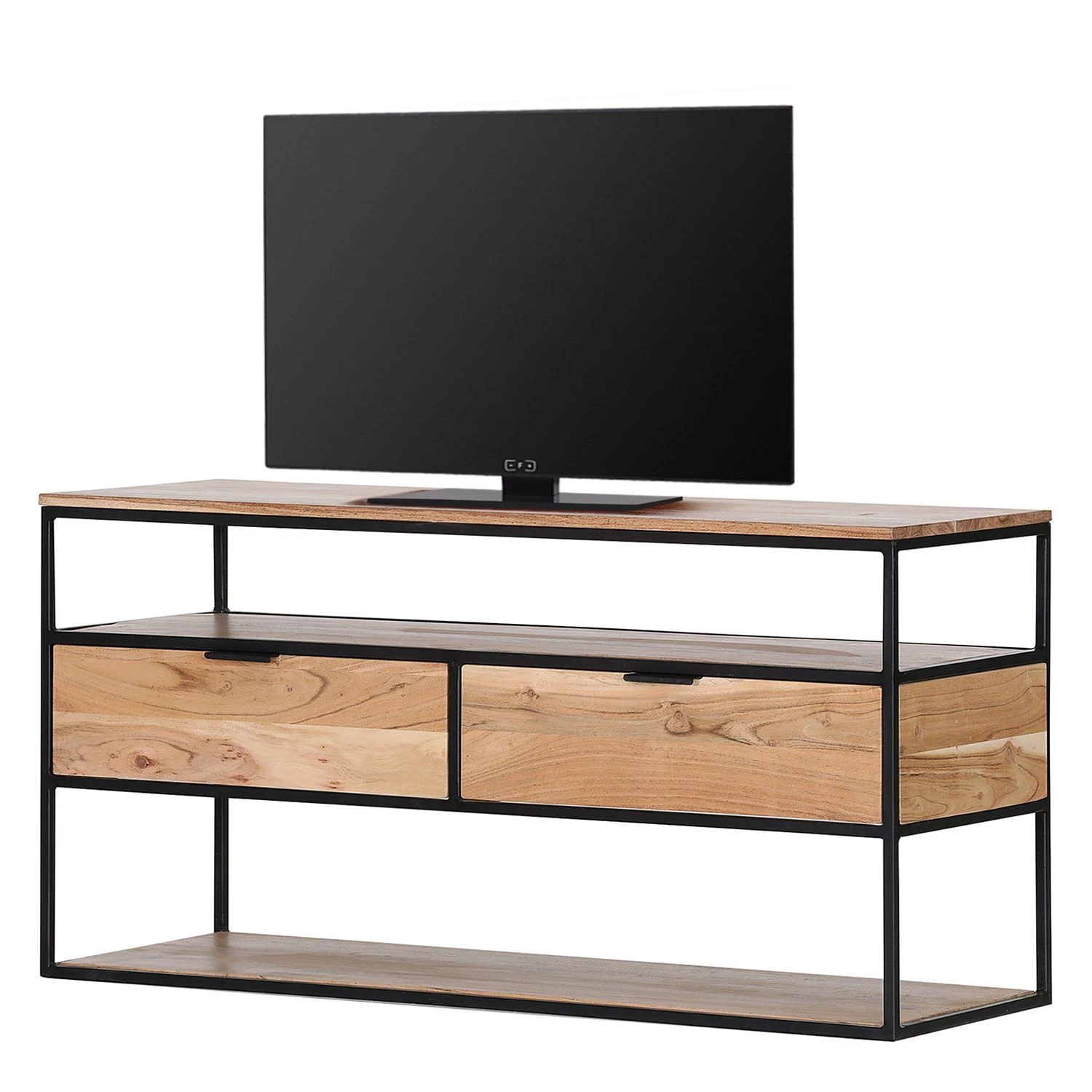 Red Living Enfilade Mello II - Acacia massif - Acacia naturel / Noir 3 Red Living Enfilade Mello II - Acacia massif - Acacia naturel / Noir