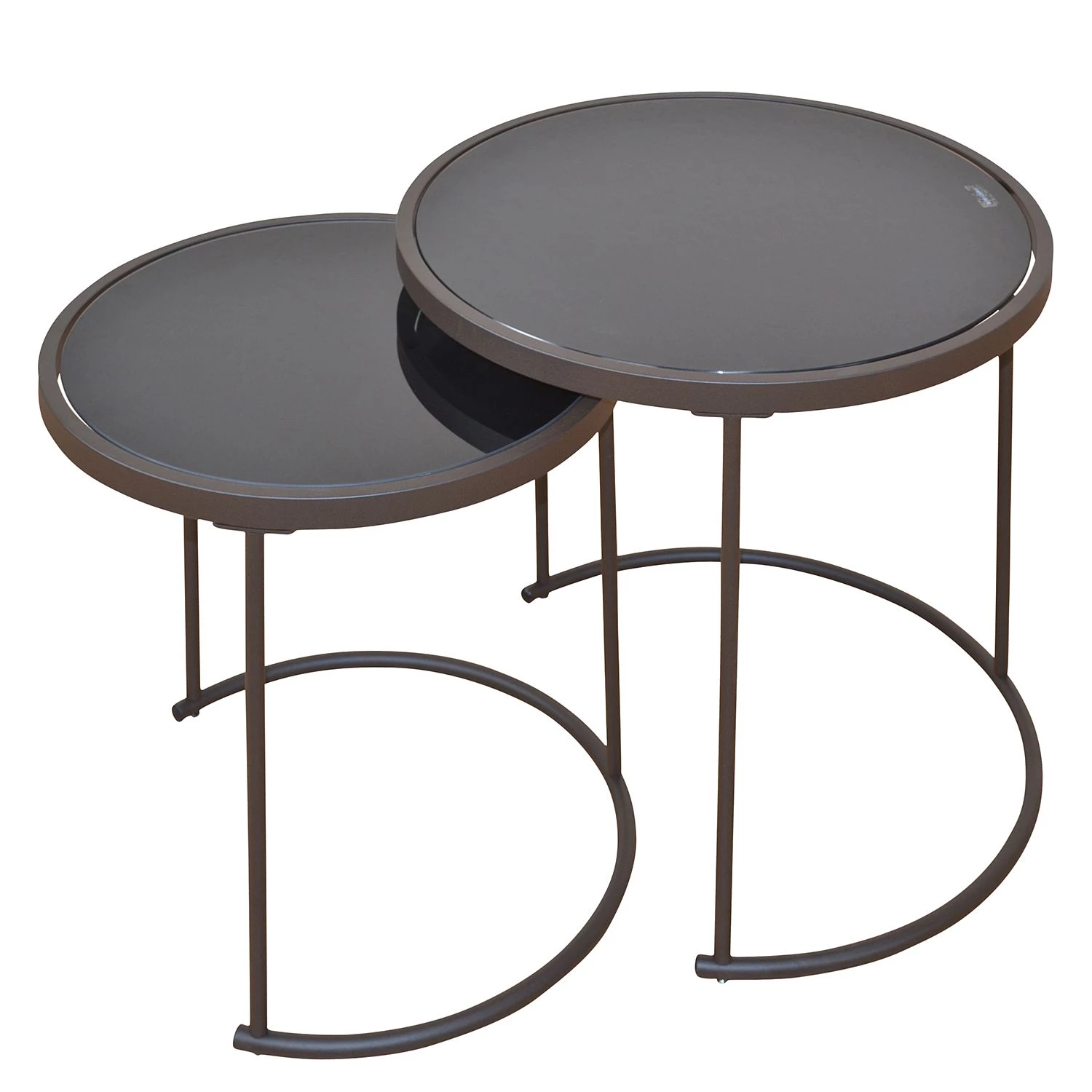 Red Living Bouts de canapé Varadouro (2 éléments) - Verre noir - Noir / Marron 3 Red Living Bouts de canapé Varadouro (2 éléments) - Verre noir - Noir / Marron