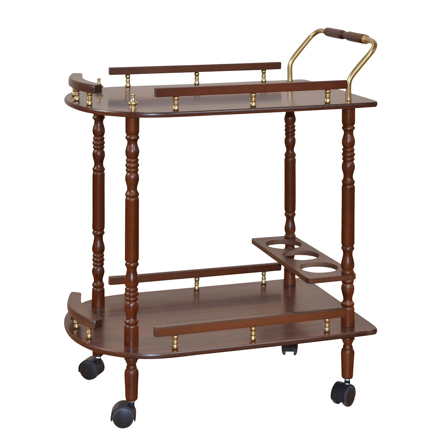 Ridgevalley Desserte Pedrita - Partiellement en hévéa massif - Noyer 3 Ridgevalley Desserte Pedrita - Partiellement en hévéa massif - Noyer