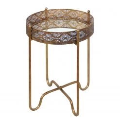 Red Living Bout de canapé Kalubbe II - Doré