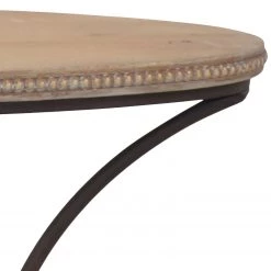 Ridgevalley Bout de canapé Manderfeld - Pin massif - Pin / Noir -Meubles de salon Soldes 1000150553 190103 07491300154 GALLERYIMAGES P000000001000150553