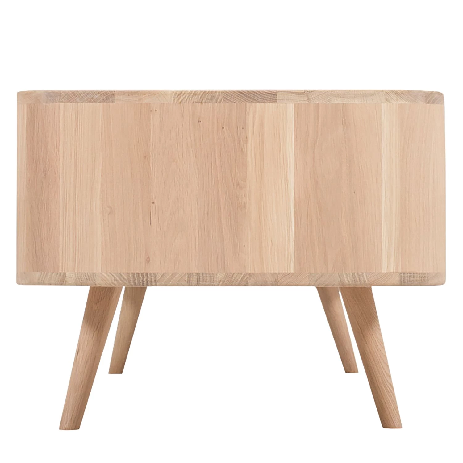 Studio Copenhagen Meuble TV Loca V - Partiellement en chêne sauvage massif - Chêne sauvage huilé clair - Largeur : 225 cm - Profondeur : 55 cm 8 Studio Copenhagen Meuble TV Loca V - Partiellement en chêne sauvage massif - Chêne sauvage huilé clair - Largeur : 225 cm - Profondeur : 55 cm – Image 6