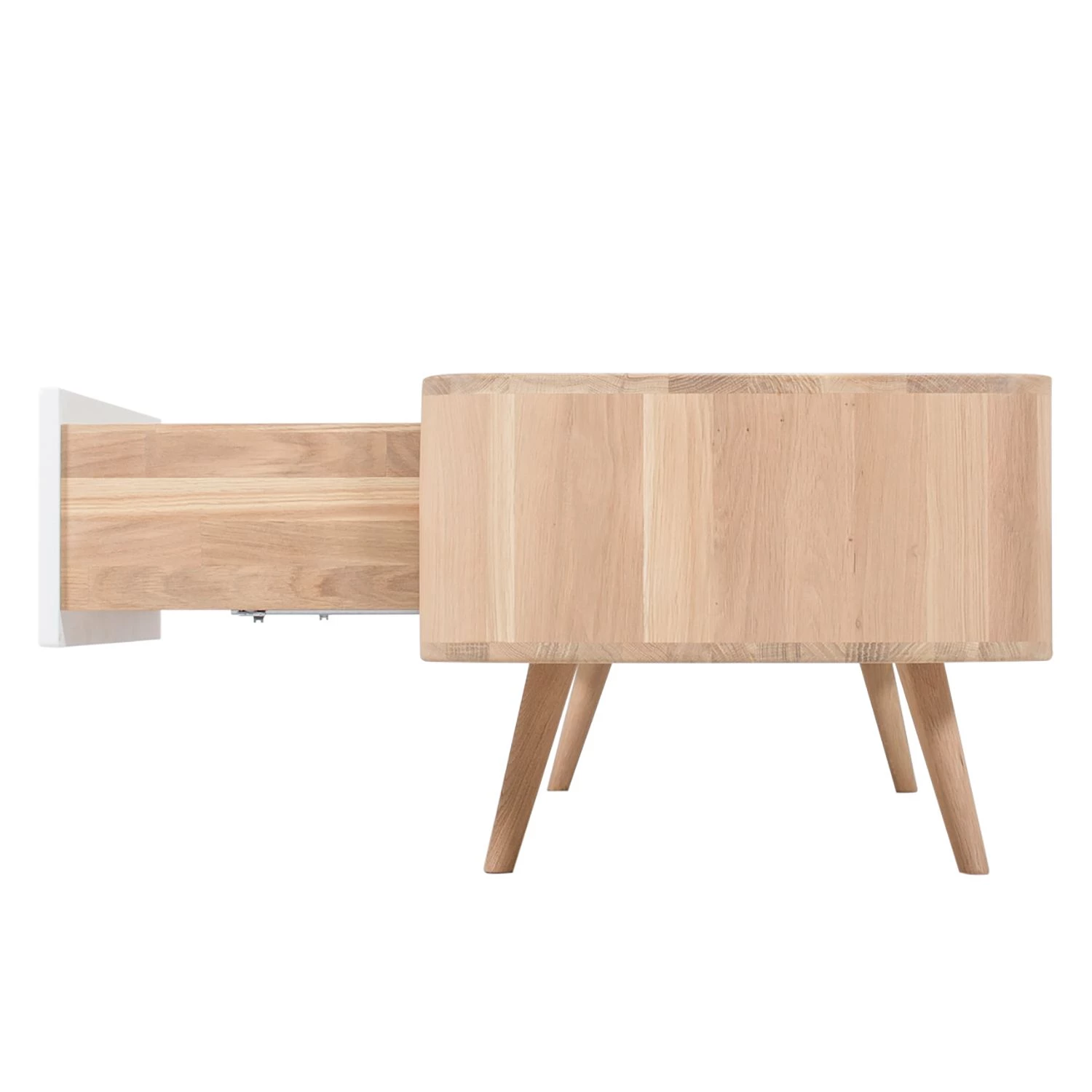 Studio Copenhagen Meuble TV Loca V - Partiellement en chêne sauvage massif - Chêne sauvage huilé clair - Largeur : 225 cm - Profondeur : 55 cm 10 Studio Copenhagen Meuble TV Loca V - Partiellement en chêne sauvage massif - Chêne sauvage huilé clair - Largeur : 225 cm - Profondeur : 55 cm – Image 8