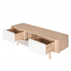 Studio Copenhagen Meuble TV Loca V - Partiellement en chêne sauvage massif - Chêne sauvage huilé clair - Largeur : 135 cm - Profondeur : 55 cm 15 Studio Copenhagen Meuble TV Loca V - Partiellement en chêne sauvage massif - Chêne sauvage huilé clair - Largeur : 135 cm - Profondeur : 55 cm -Meubles de salon Soldes 1000151234 190306 06275200040 GALLERYIMAGES P000000001000151234