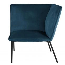 Jack & Alice Canapé Dorado (2 places) - Velours - Bleu marine -Meubles de salon Soldes 1000151984 220729 050 DETAILS P000000001000151984