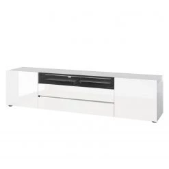Loftscape Meuble TV Mavie - Blanc brillant / Noir - Largeur : 203 cm 11 Loftscape Meuble TV Mavie - Blanc brillant / Noir - Largeur : 203 cm -Meubles de salon Soldes 1000152587 200811 14163601830 DETAILS P000000001000152587