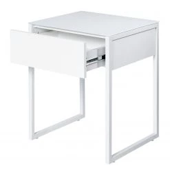 Jahnke Bout de canapé Cube - blanc -Meubles de salon Soldes 1000152836 190122 07091500007 GALLERYIMAGES P000000001000152836