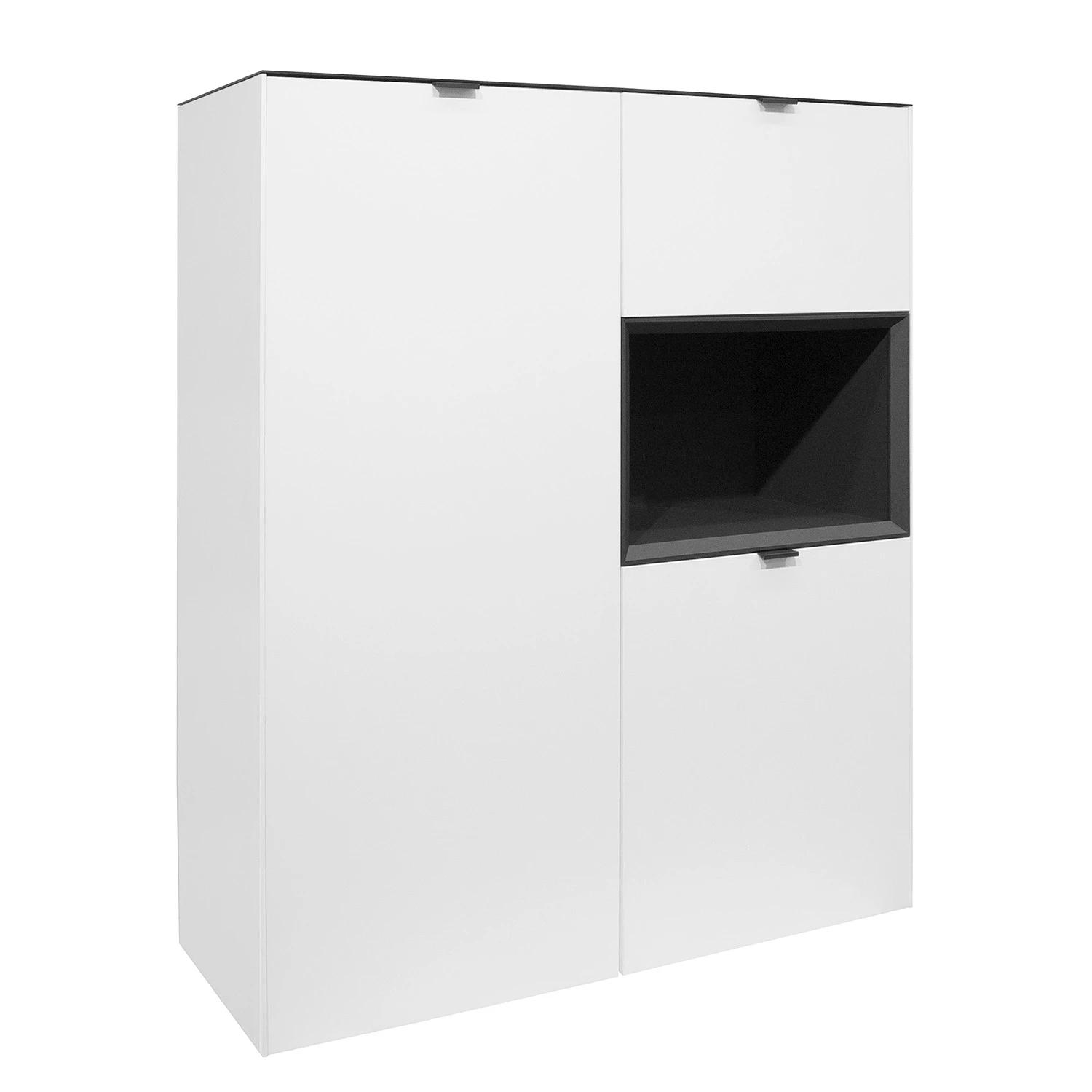Loftscape Buffet haut Batchelor - Blanc / Anthracite 3 Loftscape Buffet haut Batchelor - Blanc / Anthracite