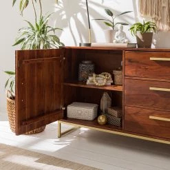 Jack & Alice Buffet Loga - Acacia massif / Fer - Acacia brun 31 Jack & Alice Buffet Loga - Acacia massif / Fer - Acacia brun -Meubles de salon Soldes 1000153425 190925 06220300015 DETAILS P000000001000153425