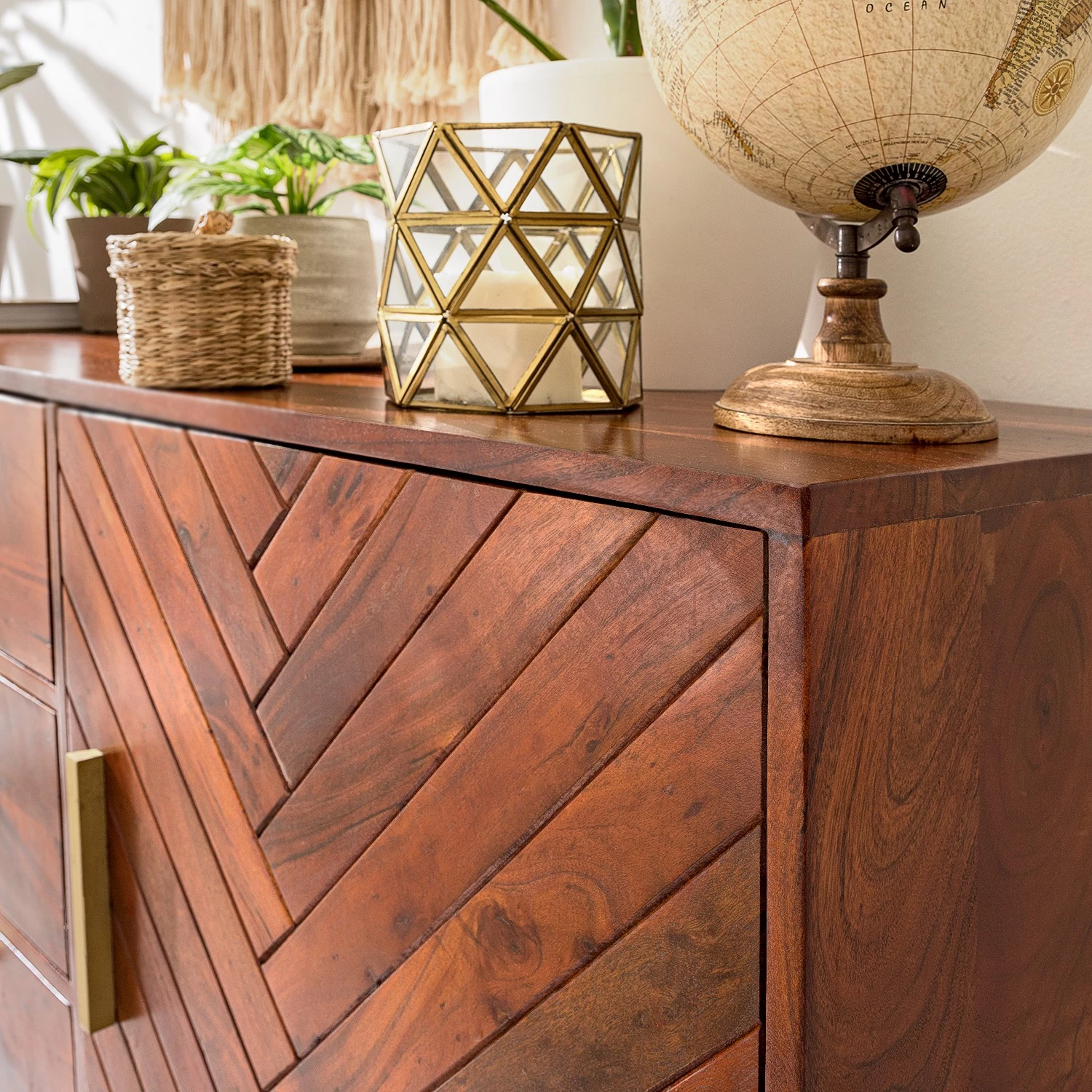 Jack & Alice Buffet Loga - Acacia massif / Fer - Acacia brun 18 Jack & Alice Buffet Loga - Acacia massif / Fer - Acacia brun – Image 16