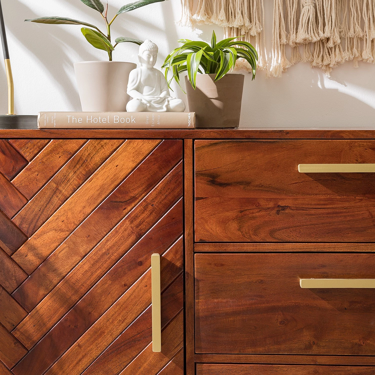 Jack & Alice Buffet Loga - Acacia massif / Fer - Acacia brun 19 Jack & Alice Buffet Loga - Acacia massif / Fer - Acacia brun – Image 17