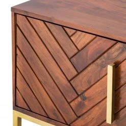 Jack & Alice Meuble TV Loga - Acacia massif / Fer - Acacia brun -Meubles de salon Soldes 1000153433 190923 15390900006 DETAILS P000000001000153433