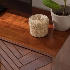 Jack & Alice Meuble TV Loga - Acacia massif / Fer - Acacia brun -Meubles de salon Soldes 1000153433 190925 06220400025 DETAILS P000000001000153433