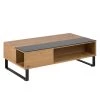 Loftscape Table basse Dahlia - Marron / Noir