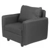 Fredriks Fauteuil Lavara I - Tissu - Gris foncé -Meubles de salon Soldes 1000154391 190722 09292700076 IMAGE P000000001000154391