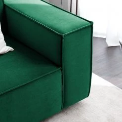 Canapé Kinx (2-3 places) II - Velours - Velours Shyla: Vert foncé 23 Canapé Kinx (2-3 places) II - Velours - Velours Shyla: Vert foncé -Meubles de salon Soldes 1000155668 210323 15145300548 DETAILS P000000001000155668