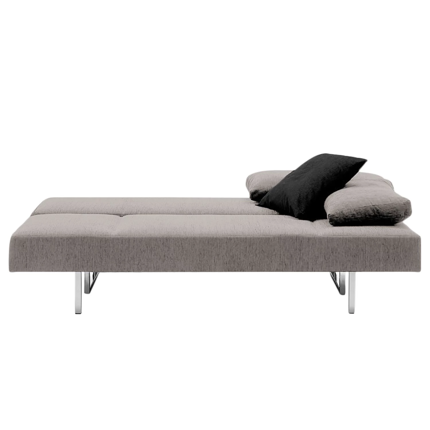 Chillout by Franz Fertig Canapé convertible Goran - Tissu - Gris - Avec repose-pieds 7 Chillout by Franz Fertig Canapé convertible Goran - Tissu - Gris - Avec repose-pieds – Image 5
