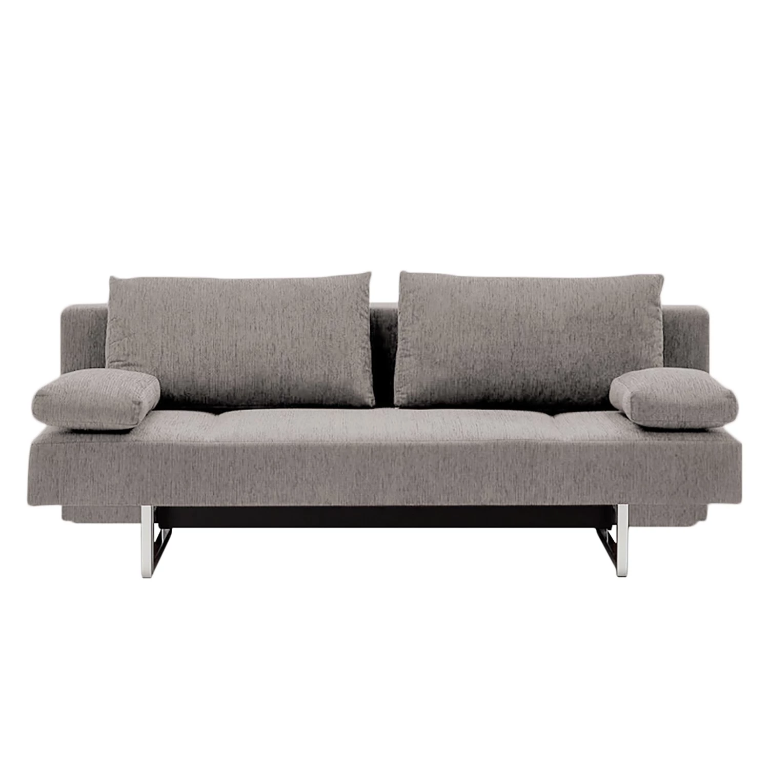 Chillout by Franz Fertig Canapé convertible Goran - Tissu - Gris - Avec repose-pieds 4 Chillout by Franz Fertig Canapé convertible Goran - Tissu - Gris - Avec repose-pieds – Image 2