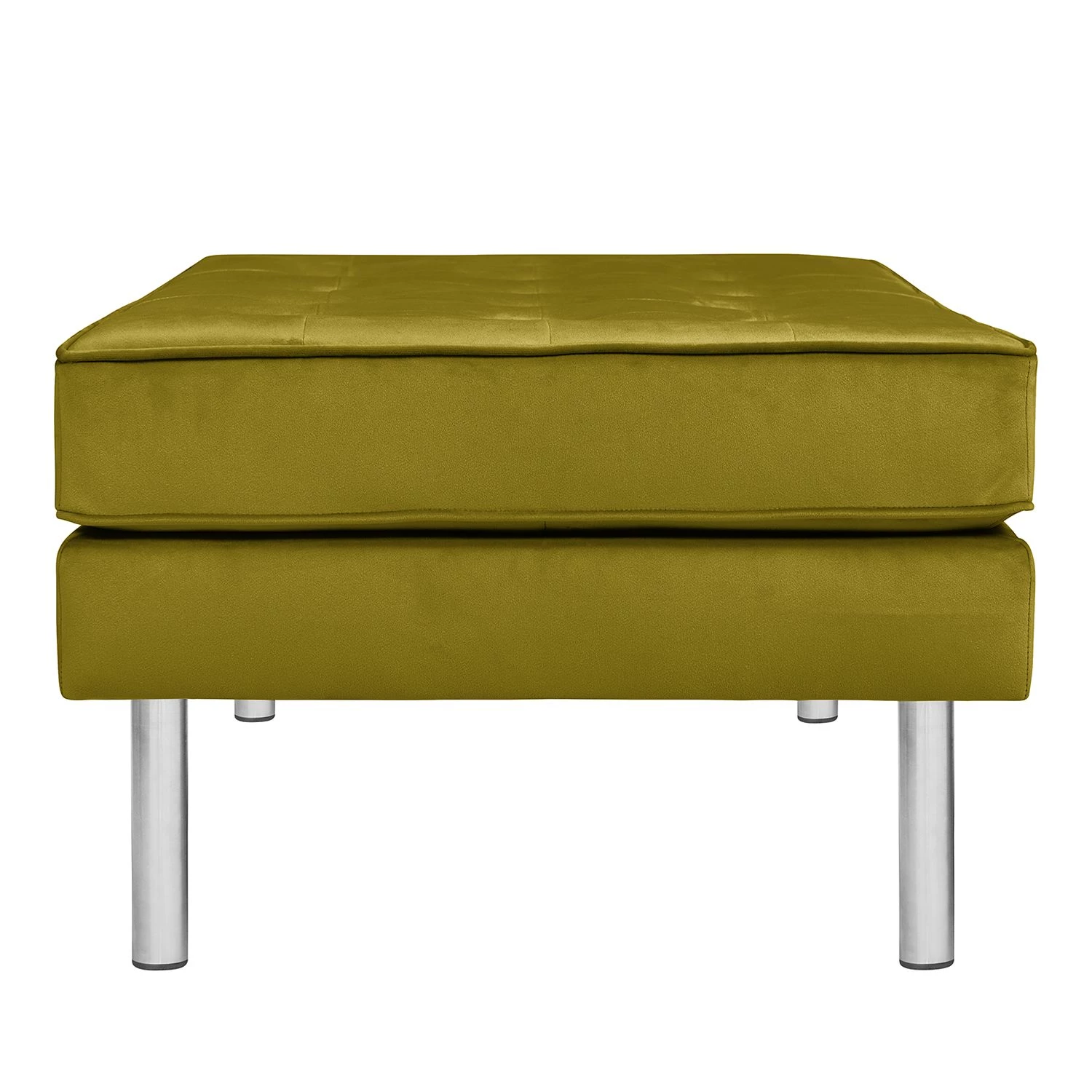 Fredriks Repose-pieds Chelsea III - Microfibre - Tissu Tond : Vert - Cylindre 5 Fredriks Repose-pieds Chelsea III - Microfibre - Tissu Tond : Vert - Cylindre – Image 3