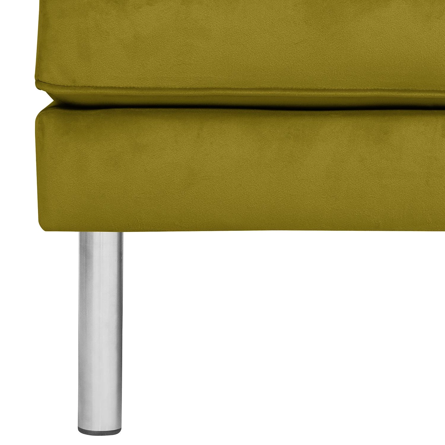 Fredriks Repose-pieds Chelsea III - Microfibre - Tissu Tond : Vert - Cylindre 7 Fredriks Repose-pieds Chelsea III - Microfibre - Tissu Tond : Vert - Cylindre – Image 5