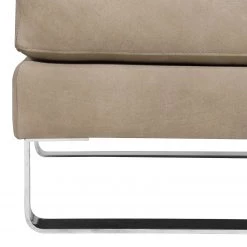 Fredriks Repose-pieds Portobello IV - Cuir - Cuir véritable Custo : Gris clair - Luge -Meubles de salon Soldes 1000156626 190215 12591901056 GALLERYIMAGES P000000001000156626